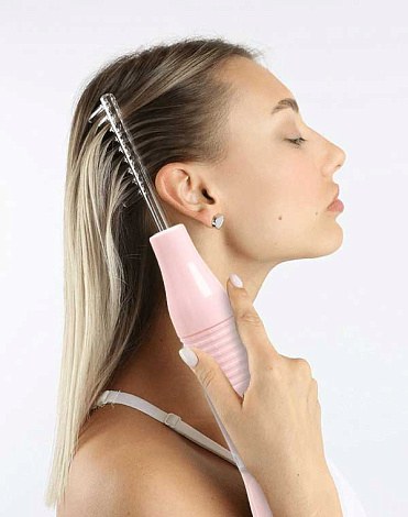 Аппарат дарсонваль для ухода за волосами BP-7000 (Biolift4 203) розовый, Gezatone 5
