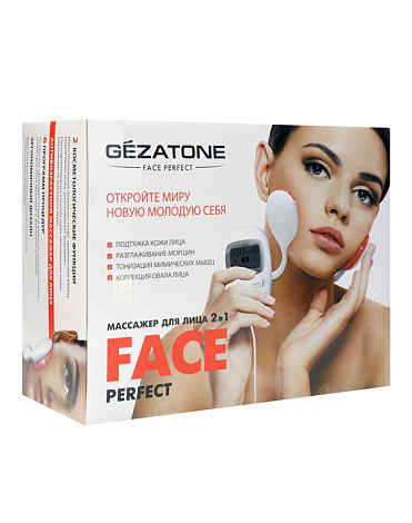 Миостимулятор для безоперационного лифтинга лица и светотерапии Perfect Face, Gezatone 3
